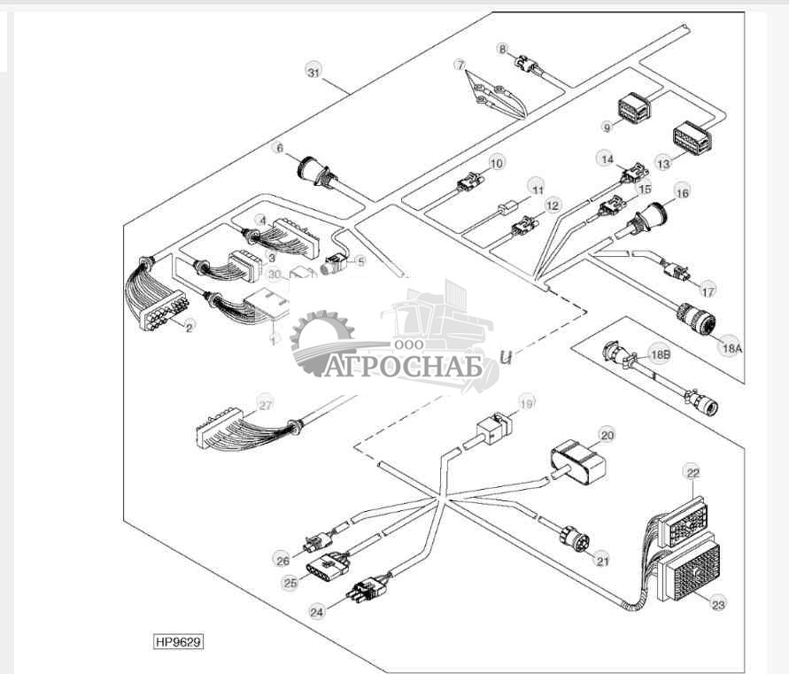 LH Main Wiring Harness 